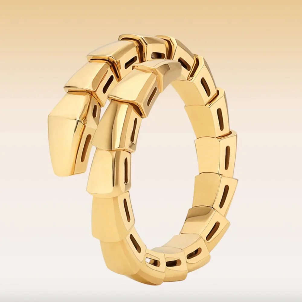 Bvlgari Serpenti Viper18k Yellow Gold Wrap Ring
USsize of approximately3.5to4.25 - Picture 1 of 16